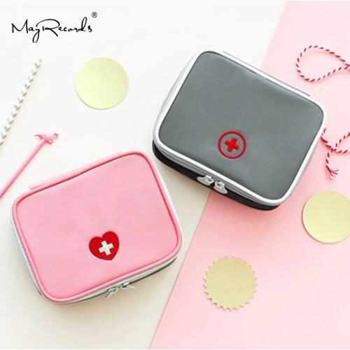 13*10*4cm Cute Mini Portable Medicine Bag First Aid Kit Medical Emergency Kits Organizer Outdoor Household Pill Bag