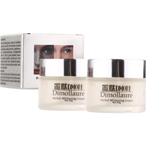 2pcs Dimollaure Face Whitening Cream 20g Removal Melasma Scars Speckle Melanin Sstrong Face Whitening Freckle Cream Dimore Cream