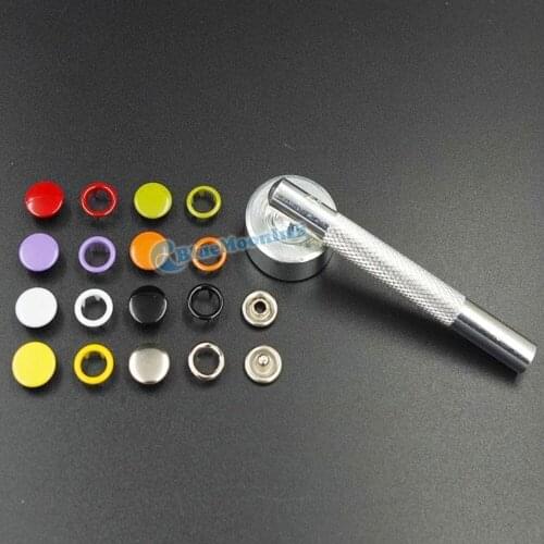9.5mm Metal Open Ring No Sew Snaps Fastener stud One tool