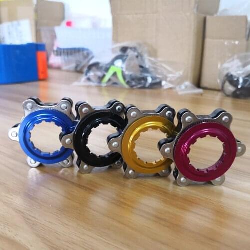 1pcs Mountain Bicycle hub Disc Brake Adapter Disc Brake Rotor Adaptor Center Lock for 6 Bolt Rotors to Centerlock Hubs Adapter