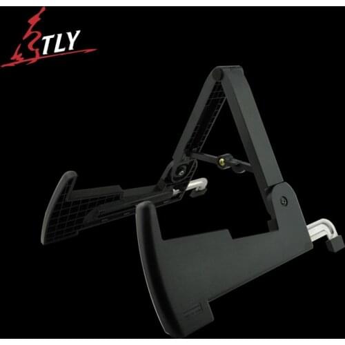 AROMA Foldable ABS Guitar Stand A-frame Holder Bracket Stand for All Sizes Acoustic Classic Electric Guitar Bass 5 Colors