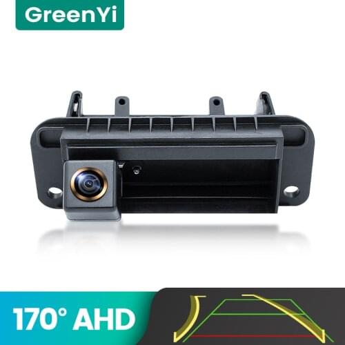 GreenYi 170° AHD 720P Trajectory Car Rear View Camera for Mercedes Benz C Class W204 C180 C200 C260 C300 Vehicle