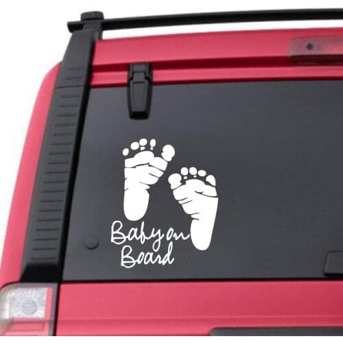 Free Shipping Art app cute Baby on board Cartoon car stickers Auto Safety Warning personalized sticker Vinyl car windows decals