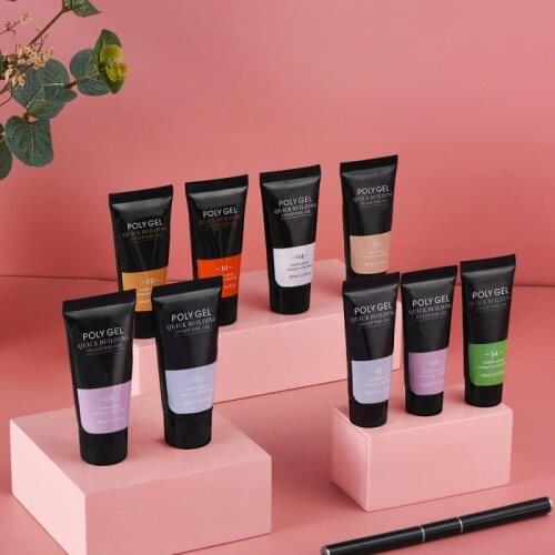 30g gel Extension Nail Acrylic Pink White Clear Crystal UV LED Builder Gel Tips Enhancement Slip Solution Quick Extension Gel