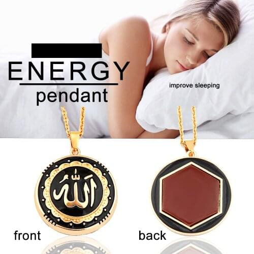 New Fashion Import 316L Stainless Steel Energy Stone Relieves Stress Tension Men Women Fashion classic energy stone pendant