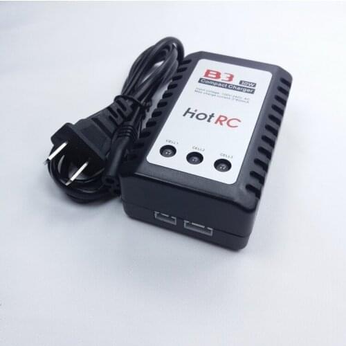 B3 Compact Charger 2-3S 10W Lipo Battery Charger For 1/16 Heng Long RC Tank Model