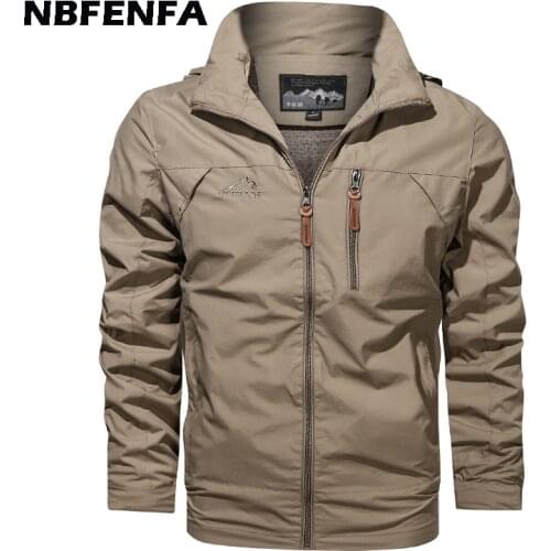 Men Jackets Waterproof Male Outdoor Coats Outwears Windbreaker Windproof Spring Autumn Jacket Camping Hiking Clothing Coat LA319