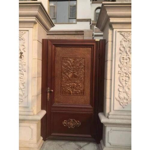 Hench 2021 Hotsale Aluminium Driveway Gates Price By Sq.m Shipping Cost Extra Hc-Ag9