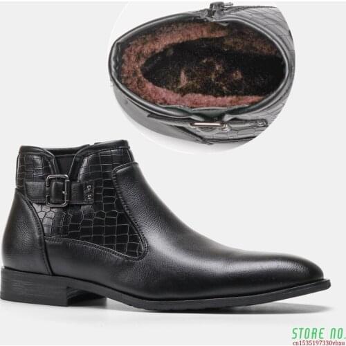 40-46 winter boots men Non-Slip Comfortable 2020 warm winter shoes men