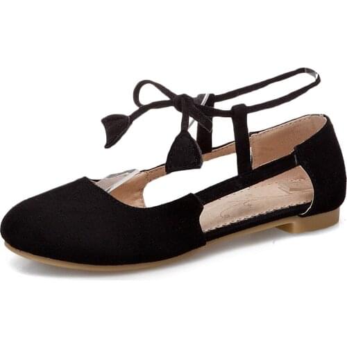 In 2019 the new comfortable with round head womens single shoe tide 33-43