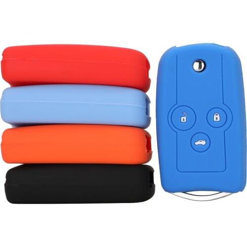 New Remote Silicone Car Key Cover Holder Case Shell For Honda Accord Acura Spirior Civic Pilot CRV 3 Buttons Flip Folding Key