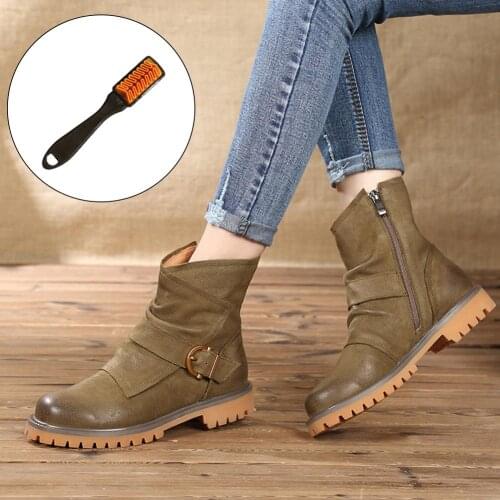 Scrubber Cleaning Tool Brush Suede Nubuck Material Shoes Boots Bags Cleaner