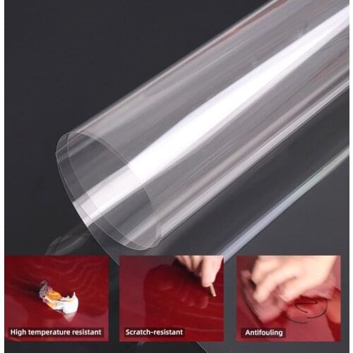 HOHOFILM 90cmx200cm 8MIL Clear Furniture Film Protective Film Scratch and Oil-proof Kitchen Table Sticker High Quality