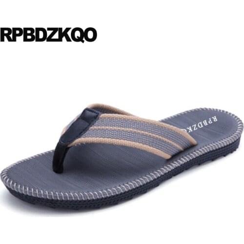 Slippers flip flop designer shoes men high quality slides outdoor sandals size 47 plus famous brand slip on flat beach summer 46