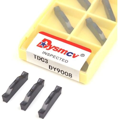 TDC200 TDC300 TDC400 2.0mm 3.0mm 4.0mm Carbide Insert Slotting Insert Separate CNC Lathe Slot Milling Cutter for Metal