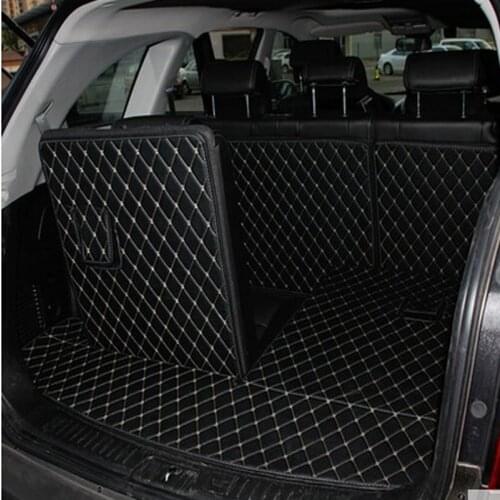 High quality Special trunk mats for Chevrolet Captiva 7 seats 2017 waterproof boot carpets for Captiva 2016-2006 car styling