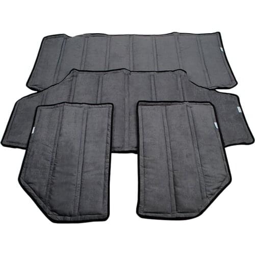 YAQUICKA Car Black Hardtop Sound Deadener Headliner Insulation Kit For Jeep JK Wrangler 4 Doors or 2 Doors 2012-2017 Accessories