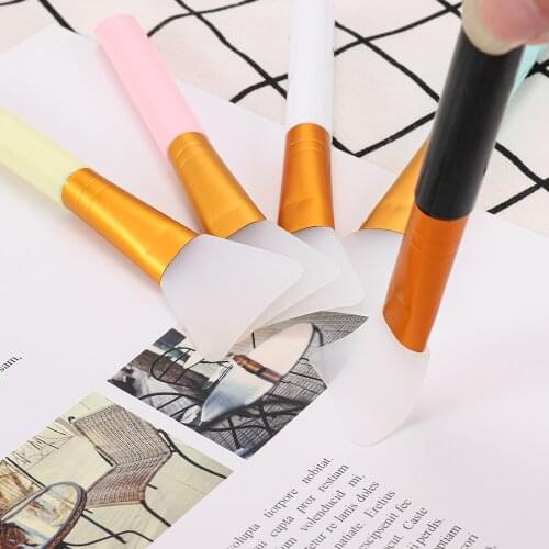 1-5Pcs Silicone Brush Gel Stirring Soft Head Brush for DIY Jewelry Making Tool Easy to Clean UV Glue Resin Mold Tool Accessories