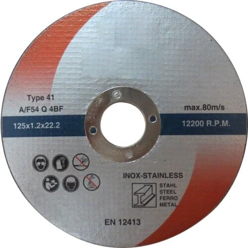 10PCS/LOT 125x1.2x22.23mm Metal disc cutter Cutting wheels Abrasive tools for cutting rebar,iron,and steel.5"x1.2mmx7/8"