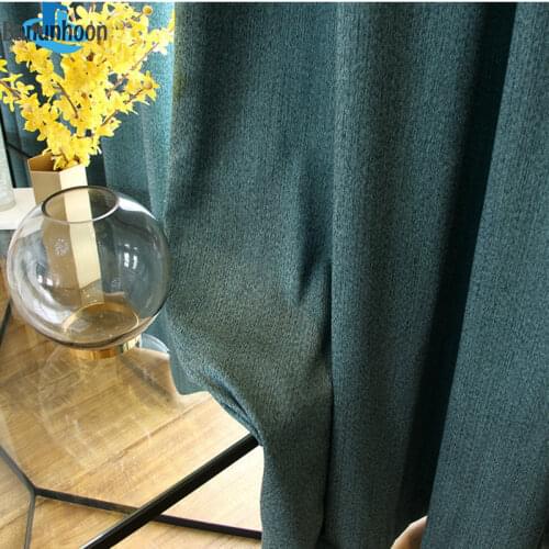 2019 Sale Cortina European Solid Curtains Velvet For Living Room Thick Cashmere Curtain Bedroom Blackout/semi-shading Treatments
