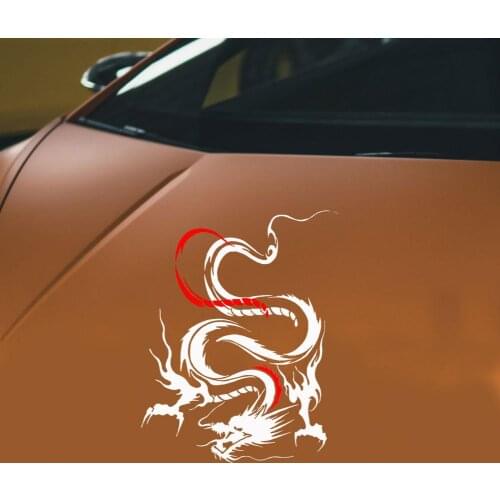 26cmX19cm Cool Dragon Car-Styling SUV Truck Vehicle Hood Body Decals Sticker Decoration