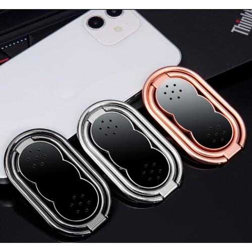 360 Rotation Mobile Phone Holder Folding Adjustable Phone Car Stand Aromatherapy Finger Ring Holder Support Accessories