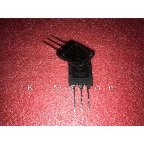 5Pairs MJL21193G MJL21193 + MJL21194G MJL21194 TO-3PL 16A 250V 200W NPN PNP Silicon Power Transistor