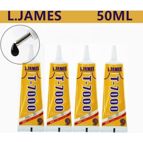 6Pcs T7000 50ml Mobile phone screens Superglue t-7000 adhesive telephone glass glue repair point diamond jewelry DIY glue