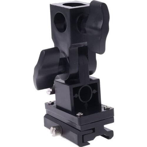 Photo Flash Adapter Hot Shoe Swivel Mount Light Stand Bracket B Umbrella Holder