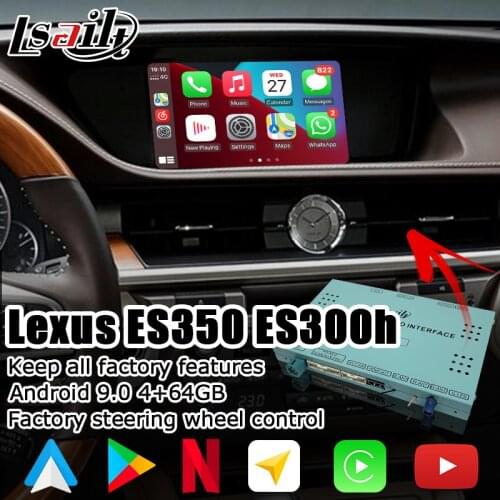 Android / Carplay interface box for Lexus ES 2012-2018 8 inches display video interface with GVIF LVDS ES200 ES250 ES300h ES350
