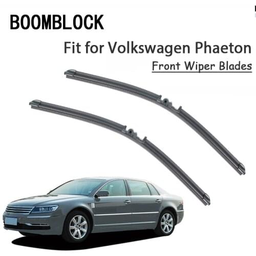 BOOMBLOCK 2PCS High Quality Front Windshield Wiper Blades For Volkswagen VW phaeton 2002-2013 Accessories