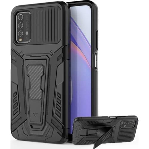 For Redmi Note 9 4G Case For Xiaomi Redmi 9T Note 9 4G Fundas Cover Magnet Car Holder Stand Shockproof Bumper Armor Phone Case