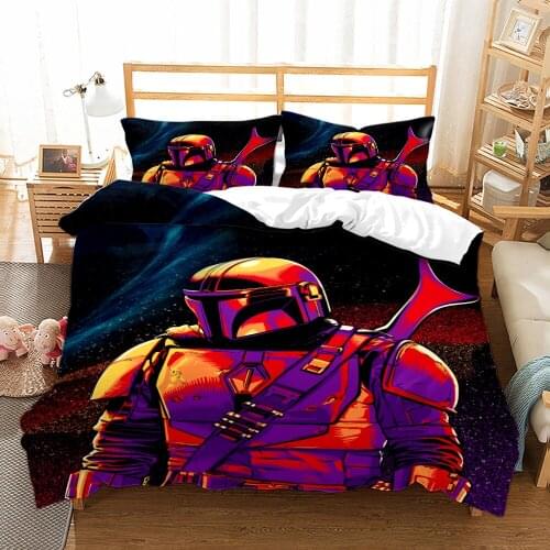 Disney Star Wars Bedding Set Adult Teens Children Duvet Cover Pillow Cases Twin Full Queen King Size 3D Luxury Bedroom Decorate