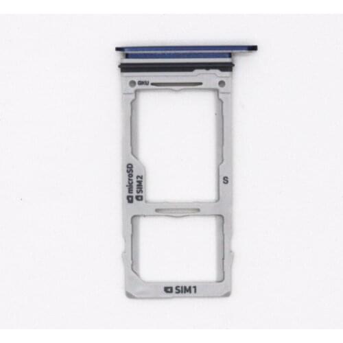 For Samsung Galaxy S9 SM-G960/S9 Plus SM-G965 Black/Blue/Gray/Gold/Red/Purple Color Dual SIM And MicroSD Memory Card Tray Holder