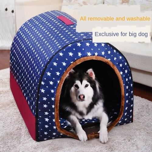 Cross-border Amazon big dog arc house small dog kennel pet kennel dog house completely dismantled dog kennel
