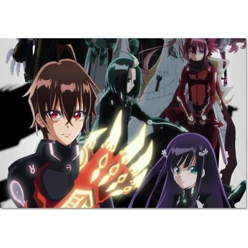 Twin Star Exorcists Poster Silk Fabric Print Poster Print Cloth Fabric Wall Poster Custom Satin Poster 40X60cm,50X75cm,60X90cm