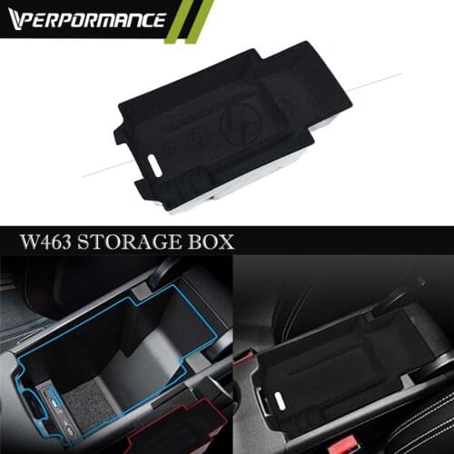 G class w463 Center Console Armrest Storage Glove Box for g wagon center storage box g500 g63 350 Armrest Box