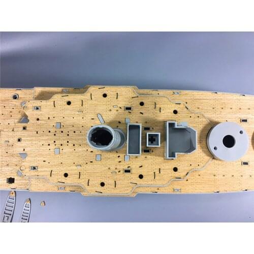 Wooden Deck Kit for Trumpeter 03701 1/200 Scale USS Arizona BB-39 Model CY20002 Ship Model Upgrade Parts