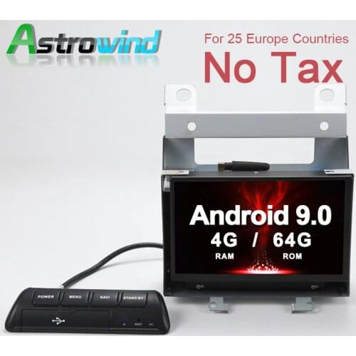 Astrowind 4G RAM Android 9.0 Car GPS Navigation System Radio Stereo Media for Land Rover Freelander 2 Discovery For Range Rover