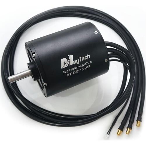 Maytech MTI120116 200KV Fully Waterproof Motor Sensored/Sensorless Esurf/Boat Engine for Jetski Hydrofoil Motor