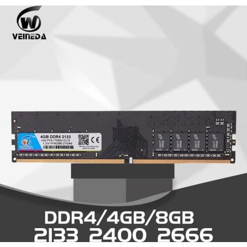 VEINED DDR4 8GB ddr 4 4gb PC Memory RAM Memoria Module Computer Desktop 1.2V voltage NON-ECC PC4 4g 8g