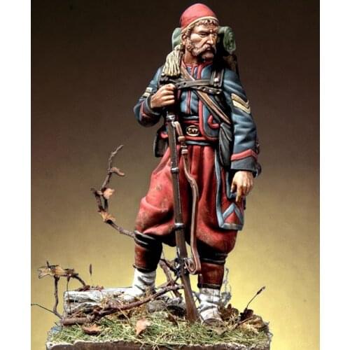 New Unassembled 1/32 Figure French Mercenaries 1/32 54mm Resin Kit DIY Toys Unpainted kits