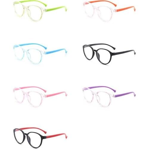 Glasses Kids Blue Light Blocking Glasses Cute Anti Eye Strain Fashion Frame Glasses For Reading Play Computer Очки Декоративные
