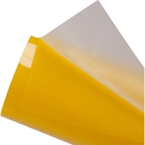 Wholesale Flock Heat Transfe Vinyls HTV Clothes Iron On Transfer Vinyl Yellow Color Heat Press Drop Shipping Decor Film Washable