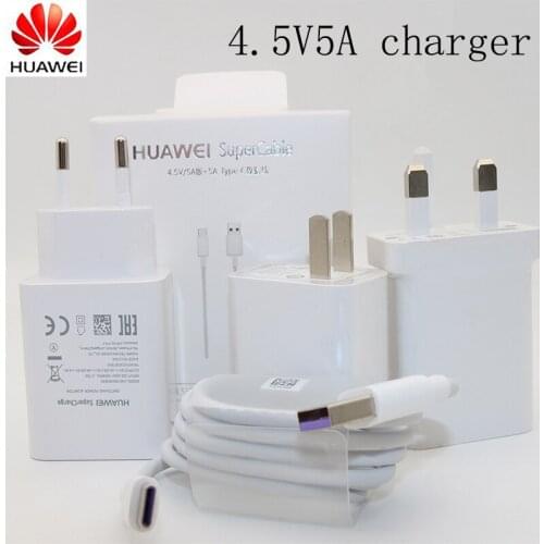HUAWEI Original Fast Charger Mate 9 10 Mate 20 Pro P20 Supercharge Quick Travel Wall EU/ US /UK Adapter Type-C 3.0 USB Cable