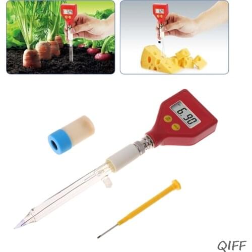 PH-98108 pH Meter Sharp glass Electrode for Water Food Cheese Milk Soil pH Test Mar28