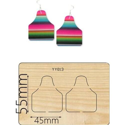 Bow earring cutting die,Custom Size Leather round Cutting Die, round earring pendent cutter, cutting machine cuts