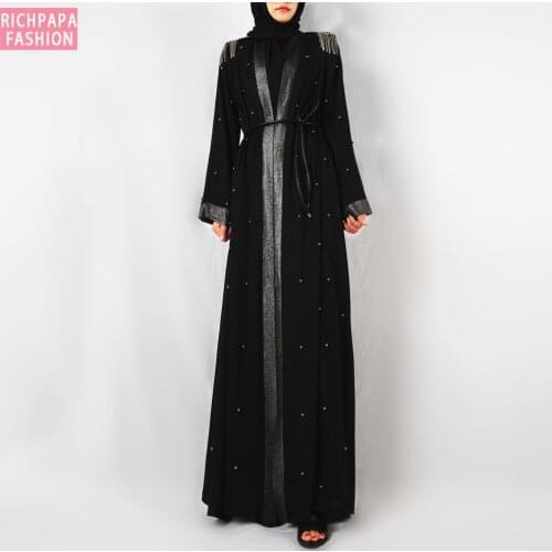 Ramadan Eid Abaya Kimono Dubai Turkey Hijab Muslim Dress Caftan Marocain Kaftan Islamic Clothing For Women Islam Robe Musulman