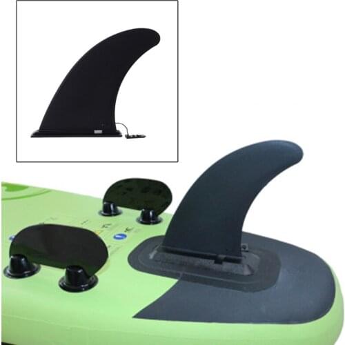 1PC Black Nylon Surfboard Fins Buckle Type Canoe Paddle Board Aquaplane Center Surf