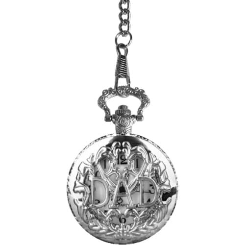 100pcs/lot Quartz Round Pocket Watch Chain Pendant Personality Pretty Gift Clock Design Quartz Pockets